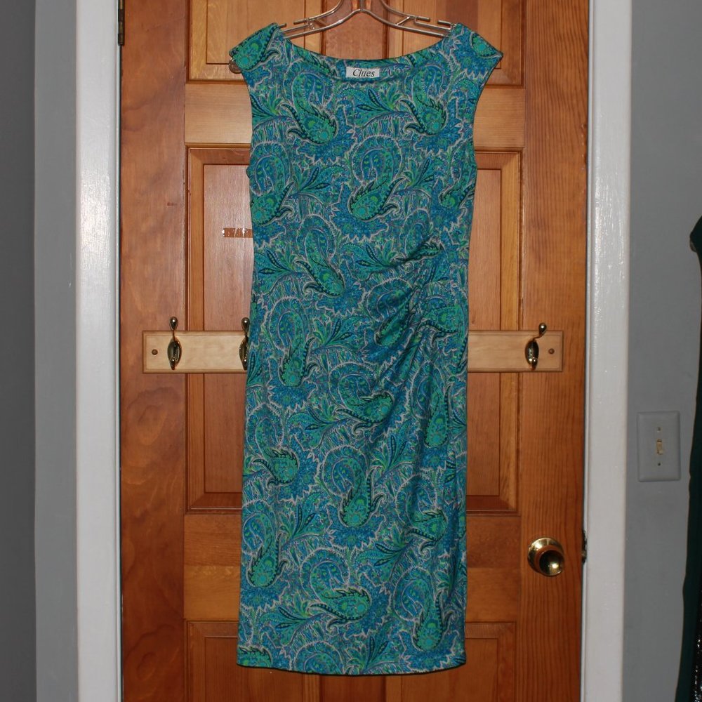 Clues Collections Paisley Print Dress